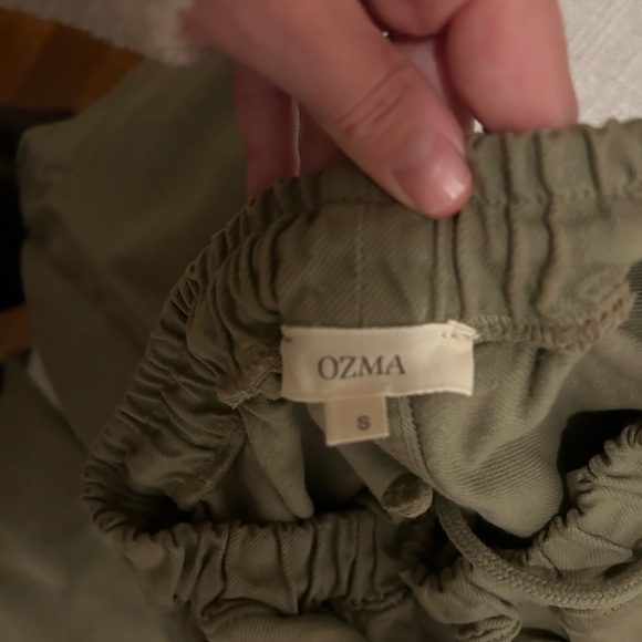 OZMA Olive Green Taupe JUNO Pants - Picture 4 of 6